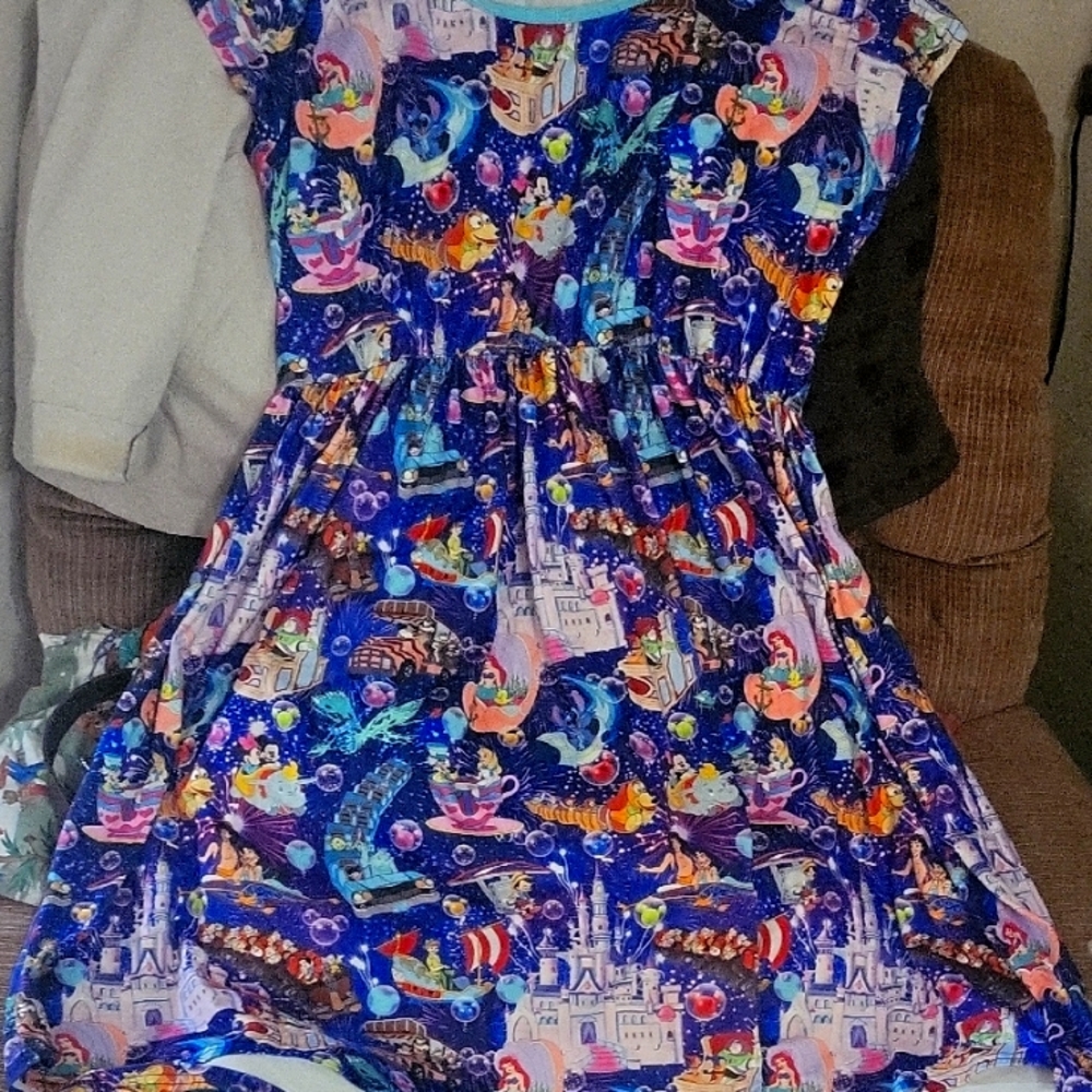 Colorful adult  Dress Disneyland